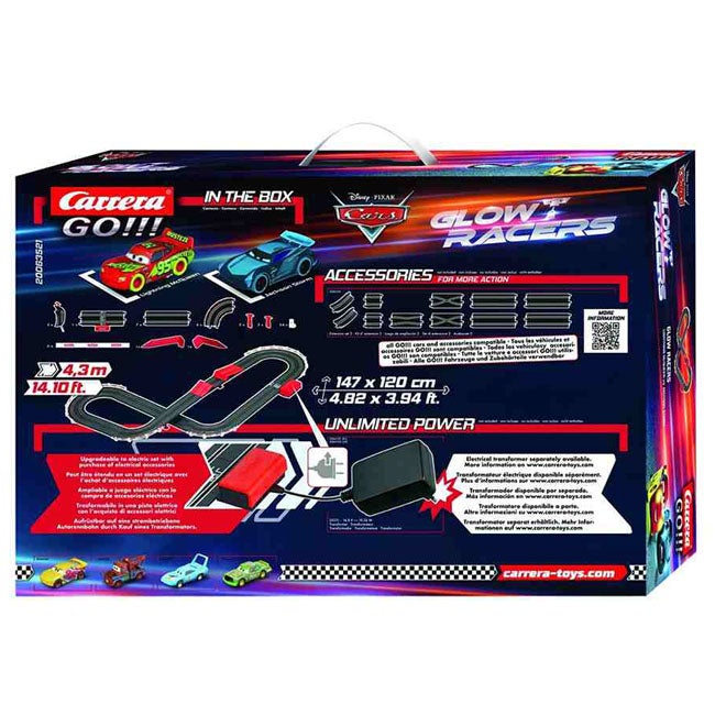 CARRERA GO DISNEY CARS GLOW RACING TRACK SET