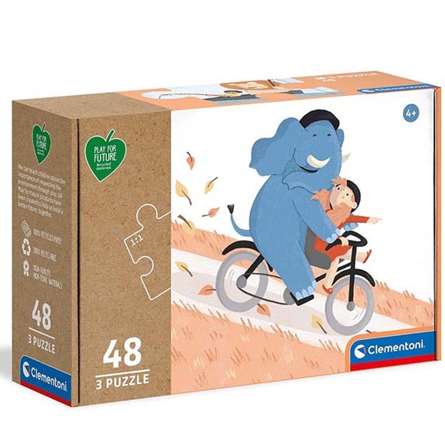 CLEMENTONI BE MY PAL PLAY FOR FUTURE - 3X48 PCS PUZZLE
