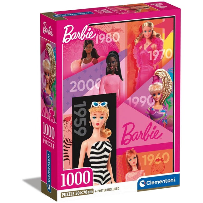 CLEMENTONI JIGSAW BARBIE 65 YEARS - 1000 PCS PUZZLE