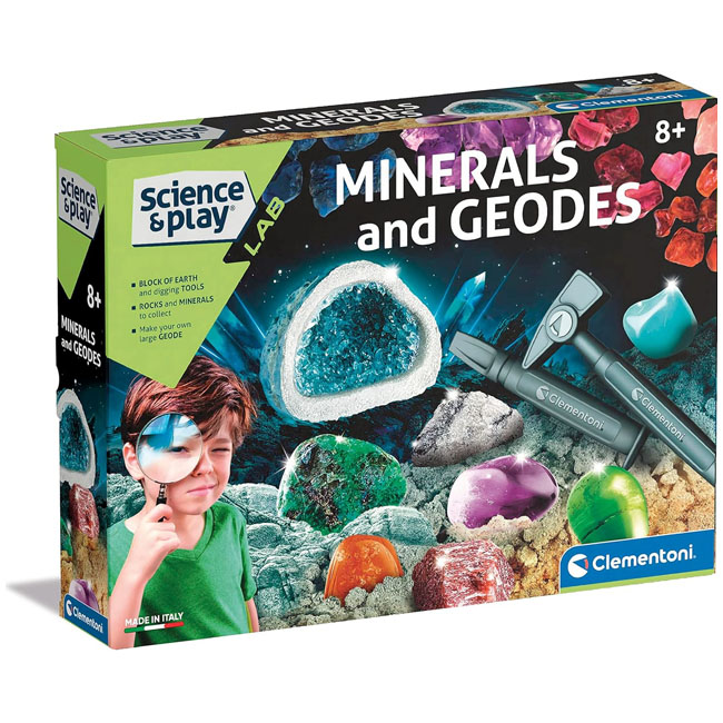 CLEMENTONI MINERALS AND GEODES SCIENTIFIC KIT