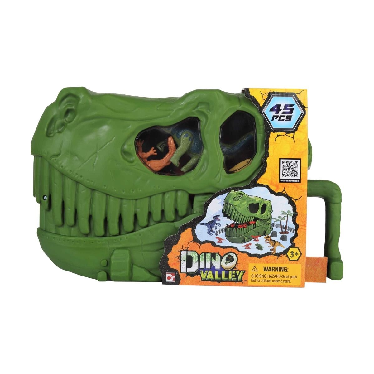 CHAP MEI DINO VALLEY DINO SKULL BUCKET 45 PCS