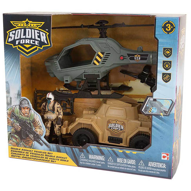 SOLDIER FORCE DUAL ASSSAULT MISSION PLAYSET
