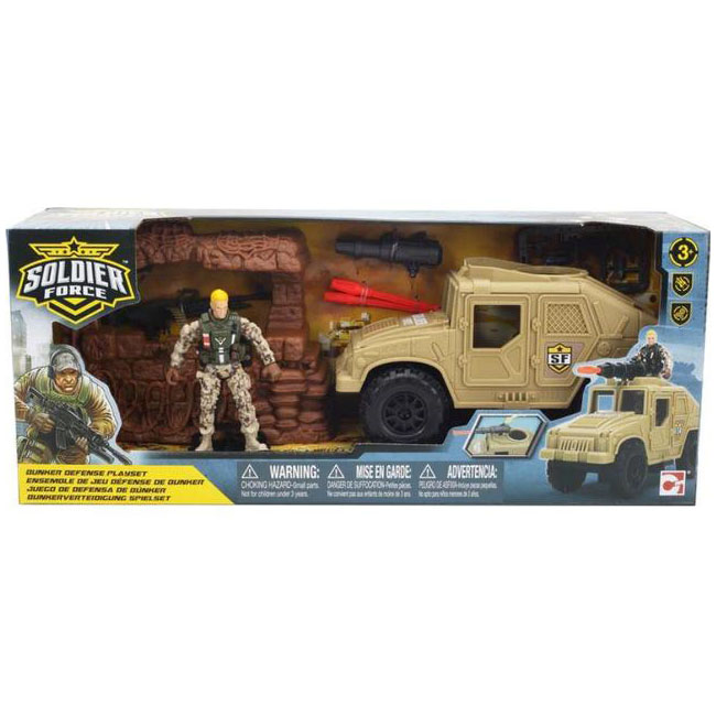 CHAPMEI SOLDIER FORCE BUNKER DEFENSE PLAYSET