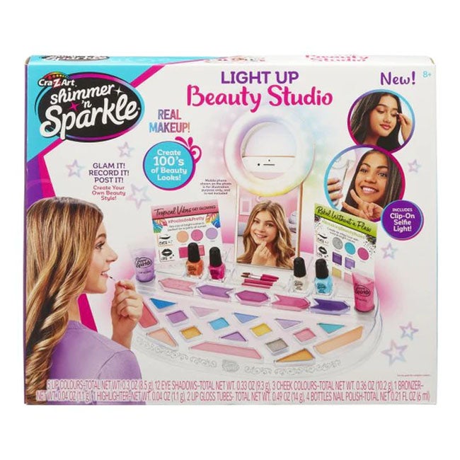 CRA-Z-ART SHIMMER N SPARKLE LIGHT UP BEAUTY STUDIO