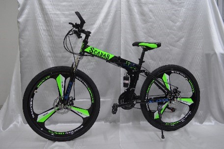 COOL BIKES MOUNTAIN BIKE 26INCH STEEL FOLDING FRAME