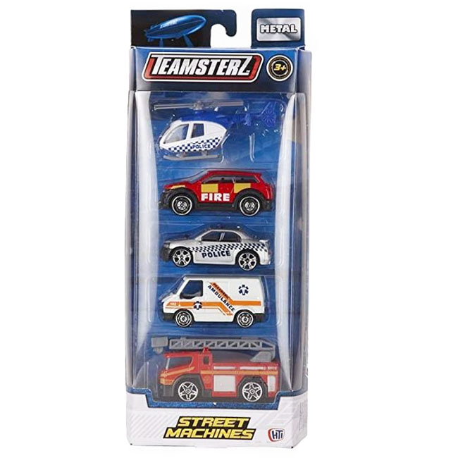 TEAMSTERZ STREET MACHINES DIECAST 5PK