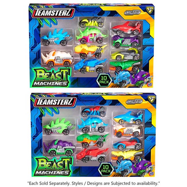 TEAMSTERZ BEAST MACHINE DIE-CAST 10 PACK