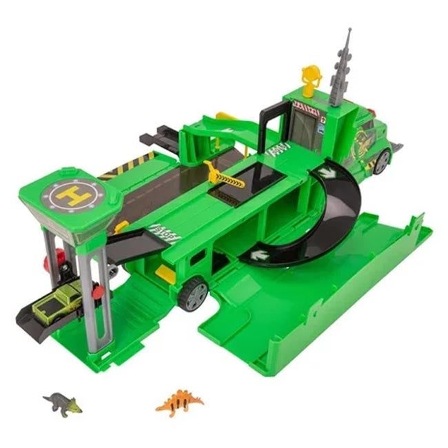 TEAMSTERZ DINO COMMAND TRUCK SET WITH 2 DINOS