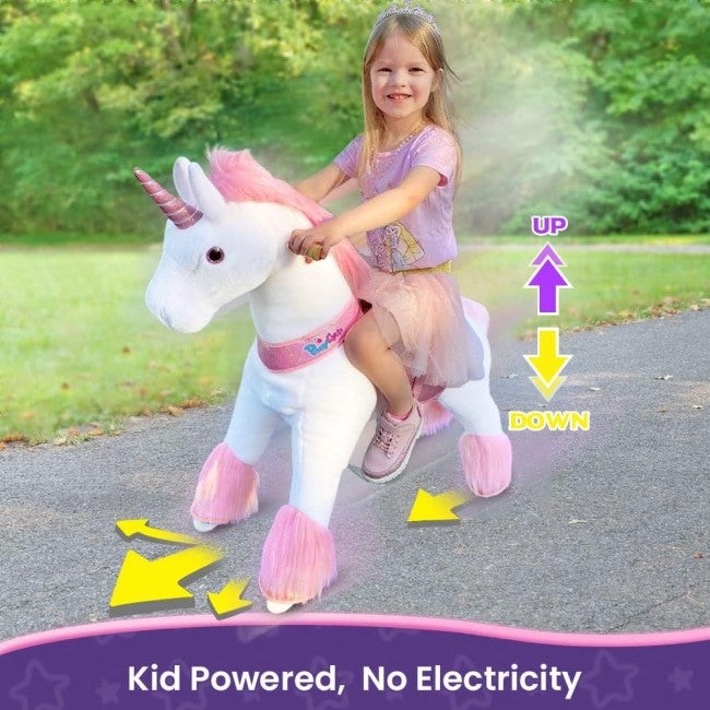 PONYCYCLE UNICORN RIDE ON WITH BRAKE AND SOUND