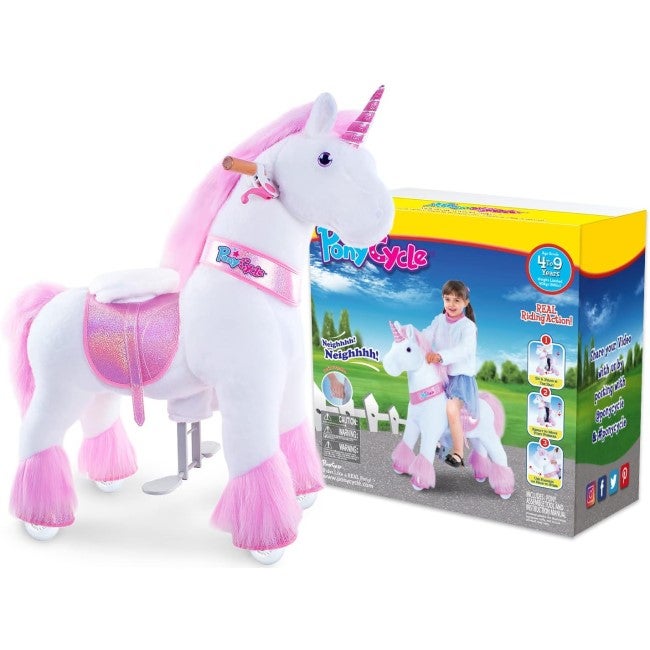 PONYCYCLE UNICORN RIDE ON WITH BRAKE AND SOUND