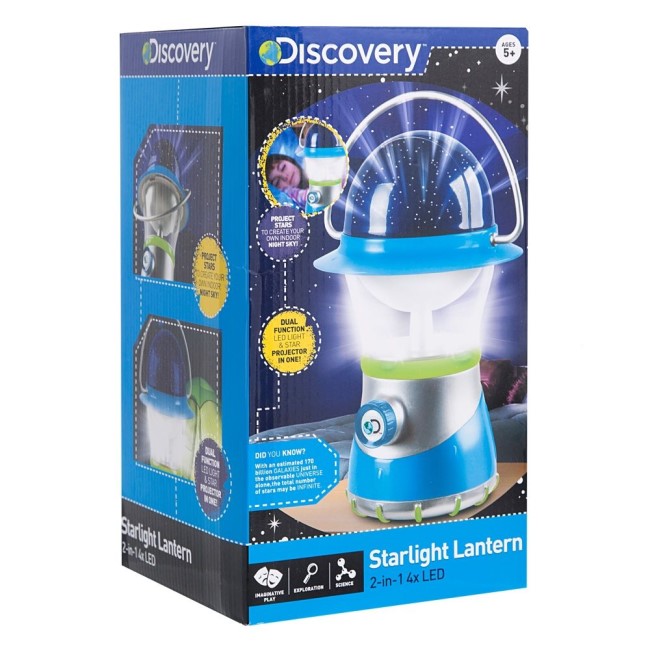 DISCOVERY KIDS 2-IN-1 STARLIGHT LANTERN