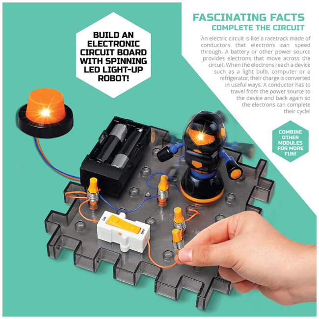 DISCOVERY KIDS CIRCUITRY ACTION EXPERIMENT - ROBOT SPINNER