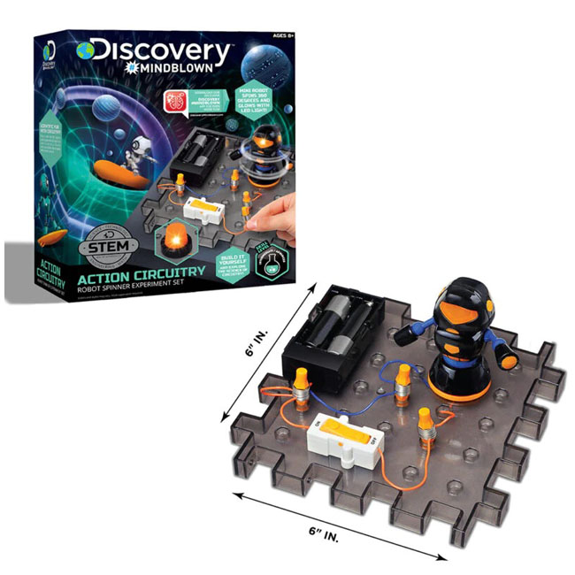 DISCOVERY KIDS CIRCUITRY ACTION EXPERIMENT - ROBOT SPINNER