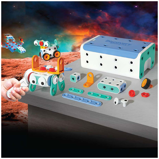DISCOVERY KIDS MINDBLOWN EARLY ENGINEERS BUILDING SET 88 PCS