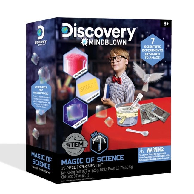 DISCOVERY KIDS EXPERIMENT KIT MAGIC OF SCIENCE