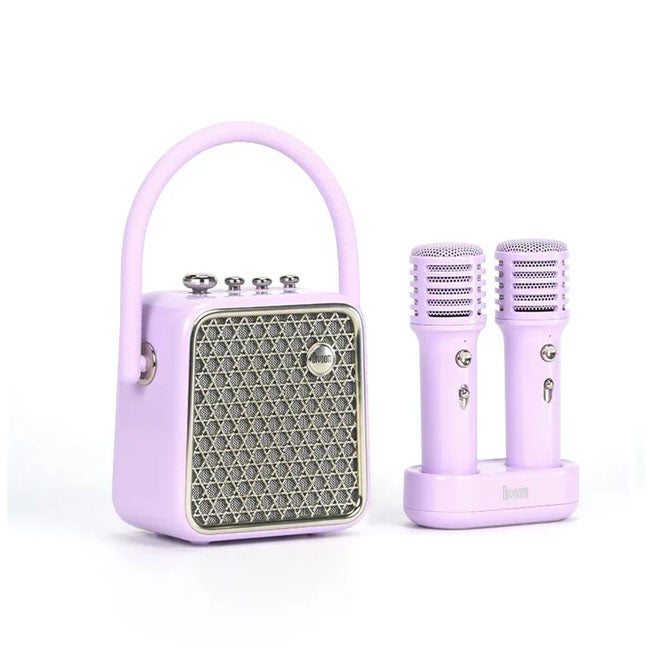 DIVOOM SONGBIRD-SE PORTABLE KARAOKE BT SPEAKER SET PURPLE