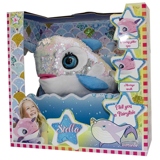 DIMIAN DOLLS PLUSH STELLA WITH THREE FAIRY TALES IN ENGLISH