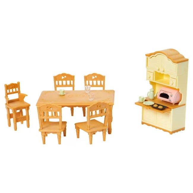 SYLVANIAN FAMILIES DINING ROOM SET