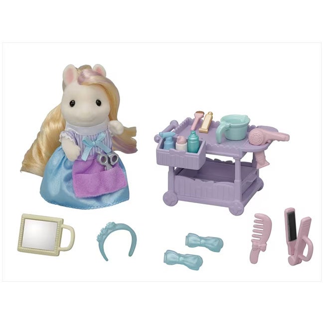 SYLVANIAN FAMILIES PONYS HAIR STYLIST SET