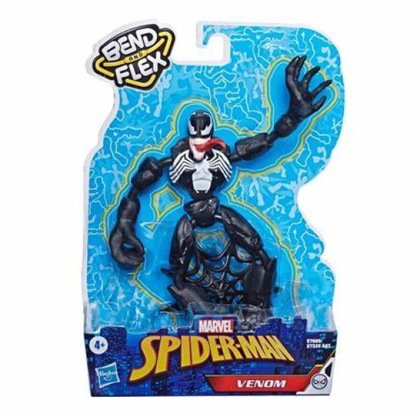 HASBRO MARVEL SPIDER MAN BEND AND FLEX ASSORTED
