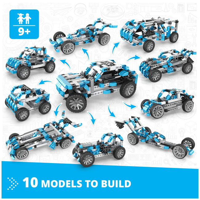 ENGINO INVENTOR CONSTRUCTION OFFROADER WITH 10 MODULES