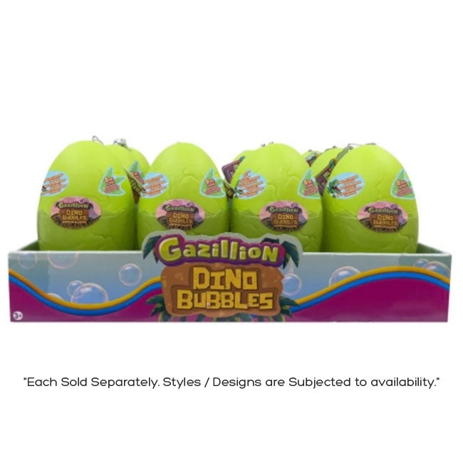 GAZILLION BUBBLE DINOEGG 236ML PDQ12 WOC