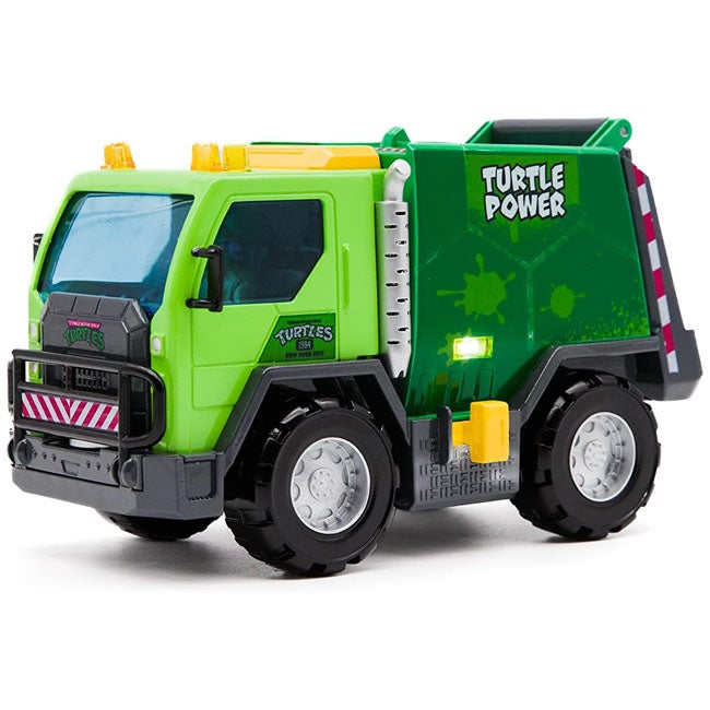 TEENAGE MUTANT NINJA TURTLES TRASH AND BATTLE GARBAGE TRUCK