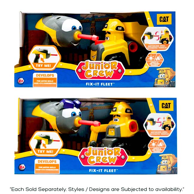 FUNRISE CAT JUNIOR CREW FIX IT FLEET EXCAVATOR