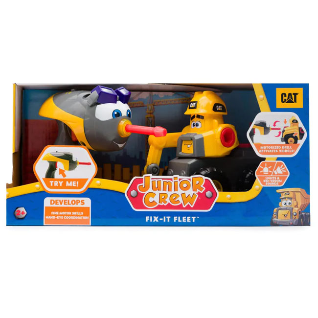 FUNRISE CAT JUNIOR CREW FIX IT FLEET EXCAVATOR