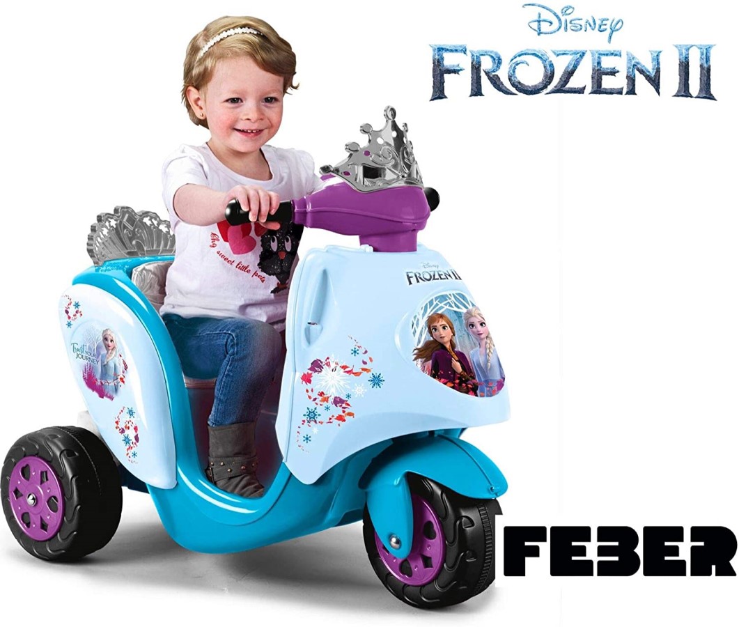 FEBER RIDE-ON SCOOTY FROZEN 2 (6V BATTERY)