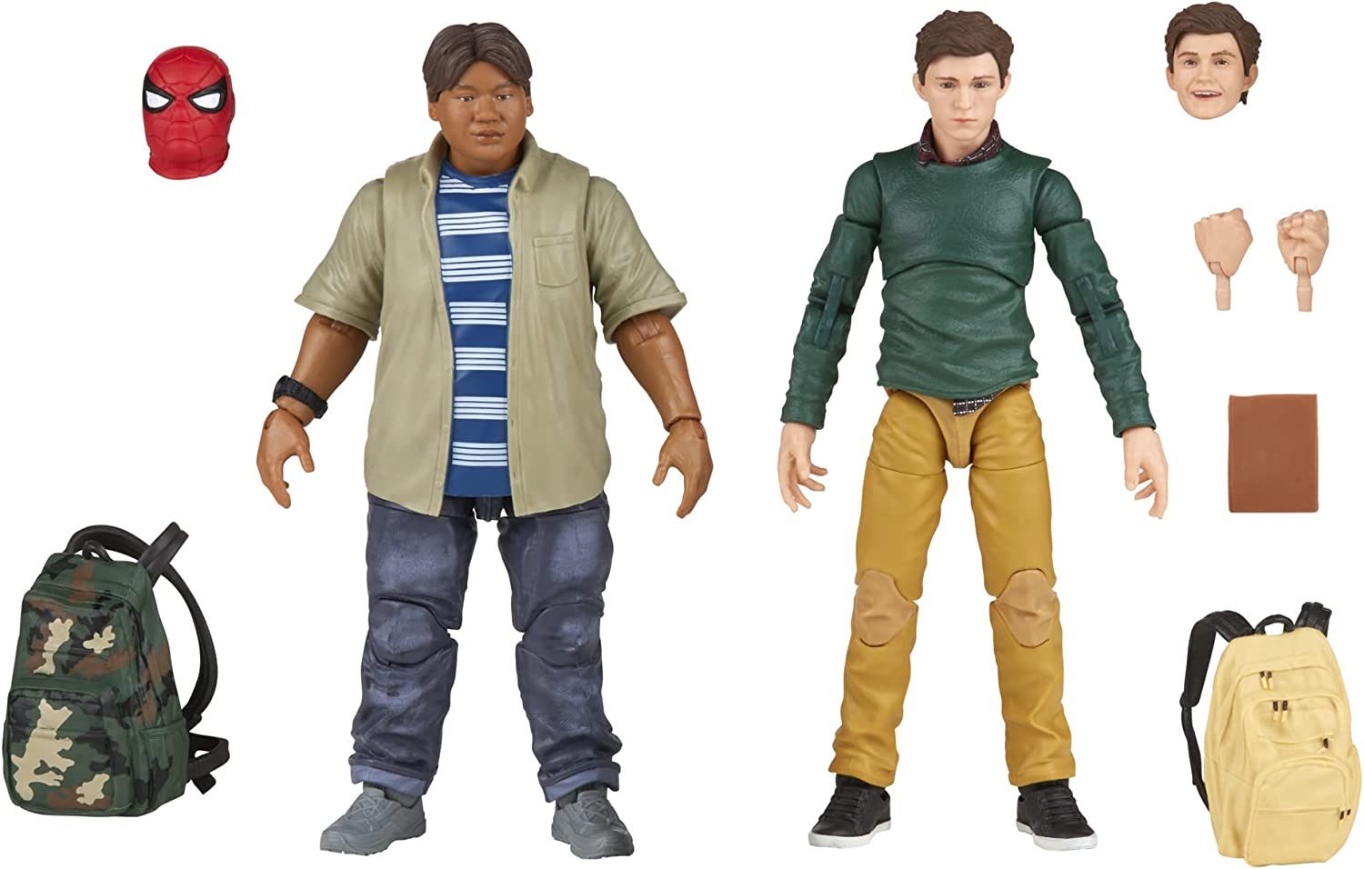MARVEL SPIDERMAN LEGENDS SERIES - PETER AND NED FIGURE
