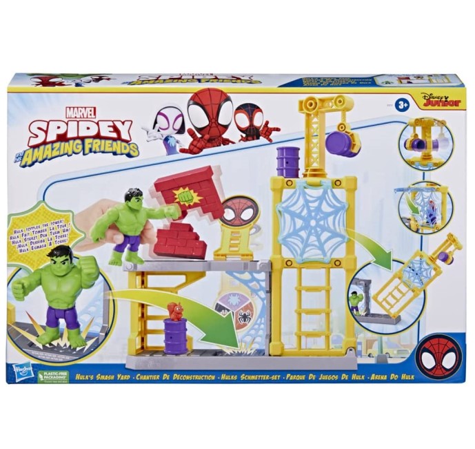 MARVEL SPIDEY AND HIS FRIENDS HULK’S SMASH YARD