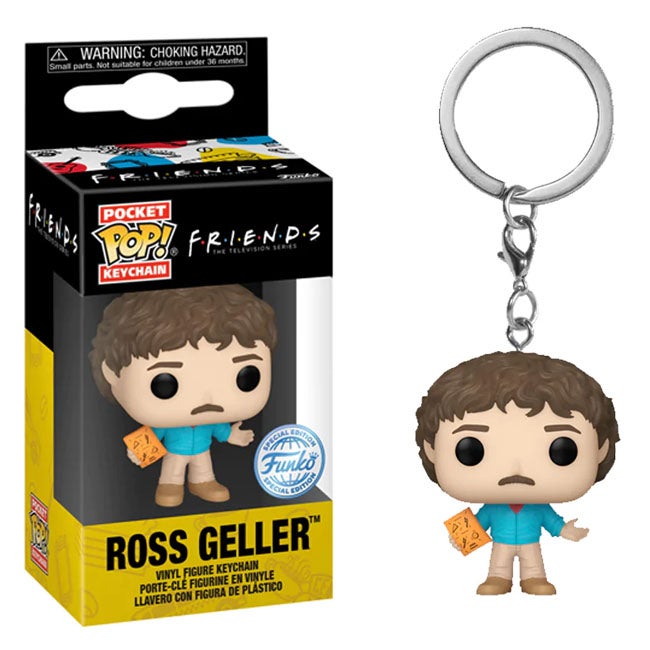 FUNKO POP KEYCHAIN: FRIENDSROSS GELLER (EXC)