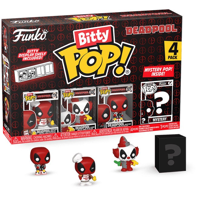 FUNKO BITTY POP MARVEL: DEADPOOL - BBQ MASTER 4PK