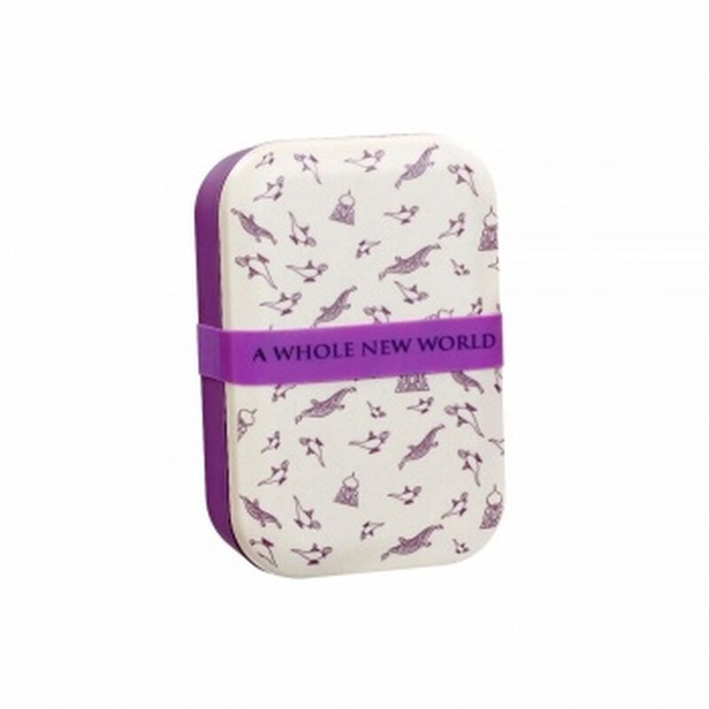 DISNEY BLOCK BAMBOO LUNCH BOX A WHOLE NEW WORLD
