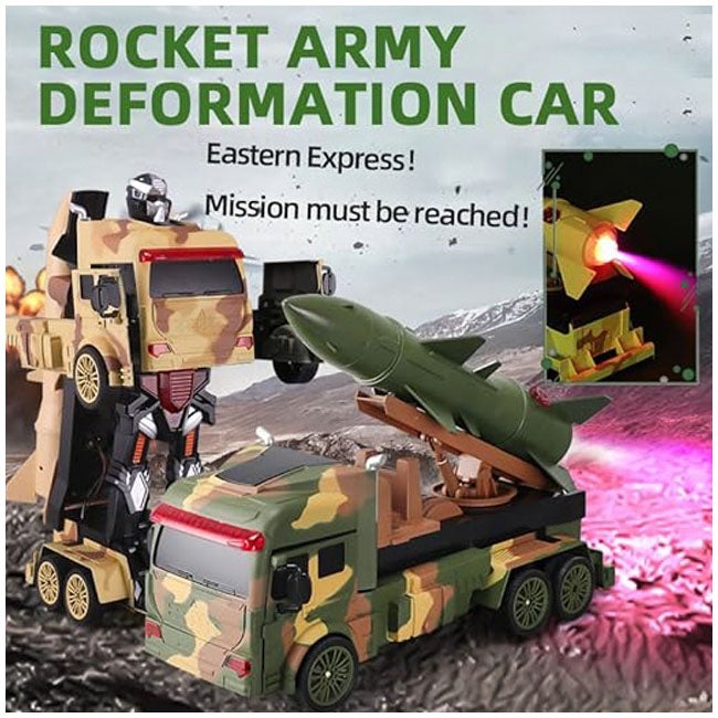 FUNNY BOX TRANSFORMER CAR-LIGHT SPRAY MILITARY CAMOUFLAGE