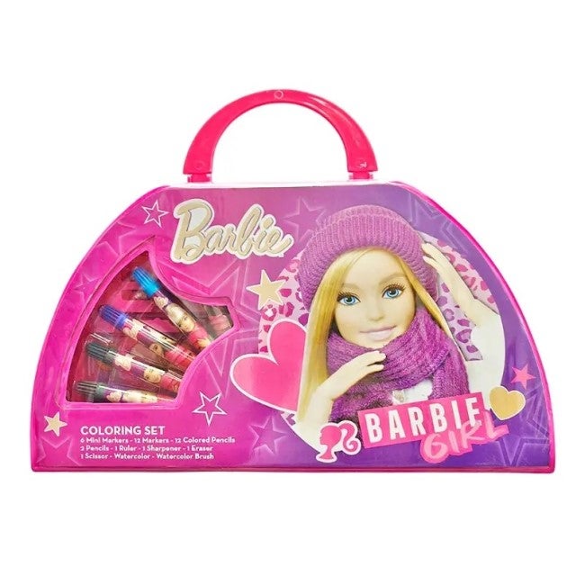 BARBIE COLORING SET