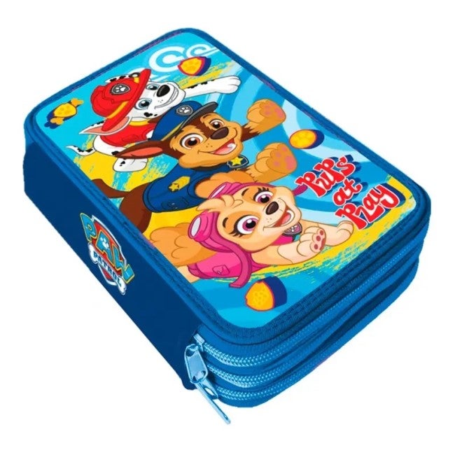 PAW PATROL 3-ZIPPERS PENCIL CASE