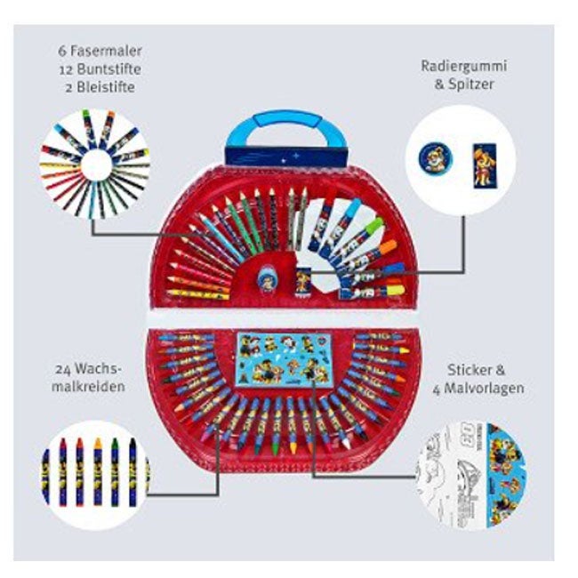 PAW PATROL COLOURING CASE