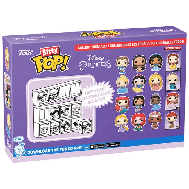 FUNKO BITTY POP DISNEY DISNEY PRINCESSES BELLE 4PK