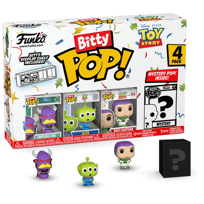 FUNKO BITTY POP DISNEY: TOY STORY - ZURG 4PK