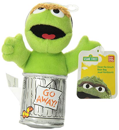 SESAME STREET OSCAR 5 INCHES BEANBAG