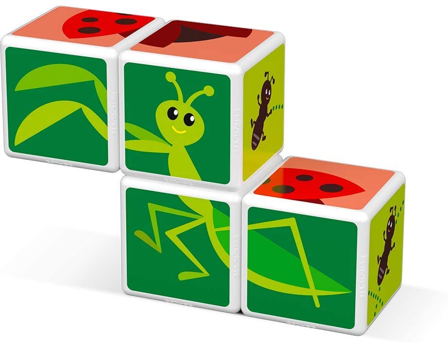 GEOMAG MAGICUBE PRINTED INSECTS WITH CARDS 7 PCS