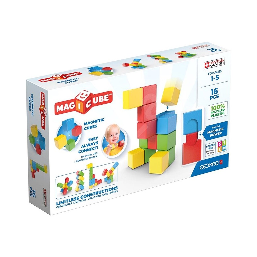 GEOMAG MAGICUBE FULLCOLOR RECYCLED TRY ME 16  PCS