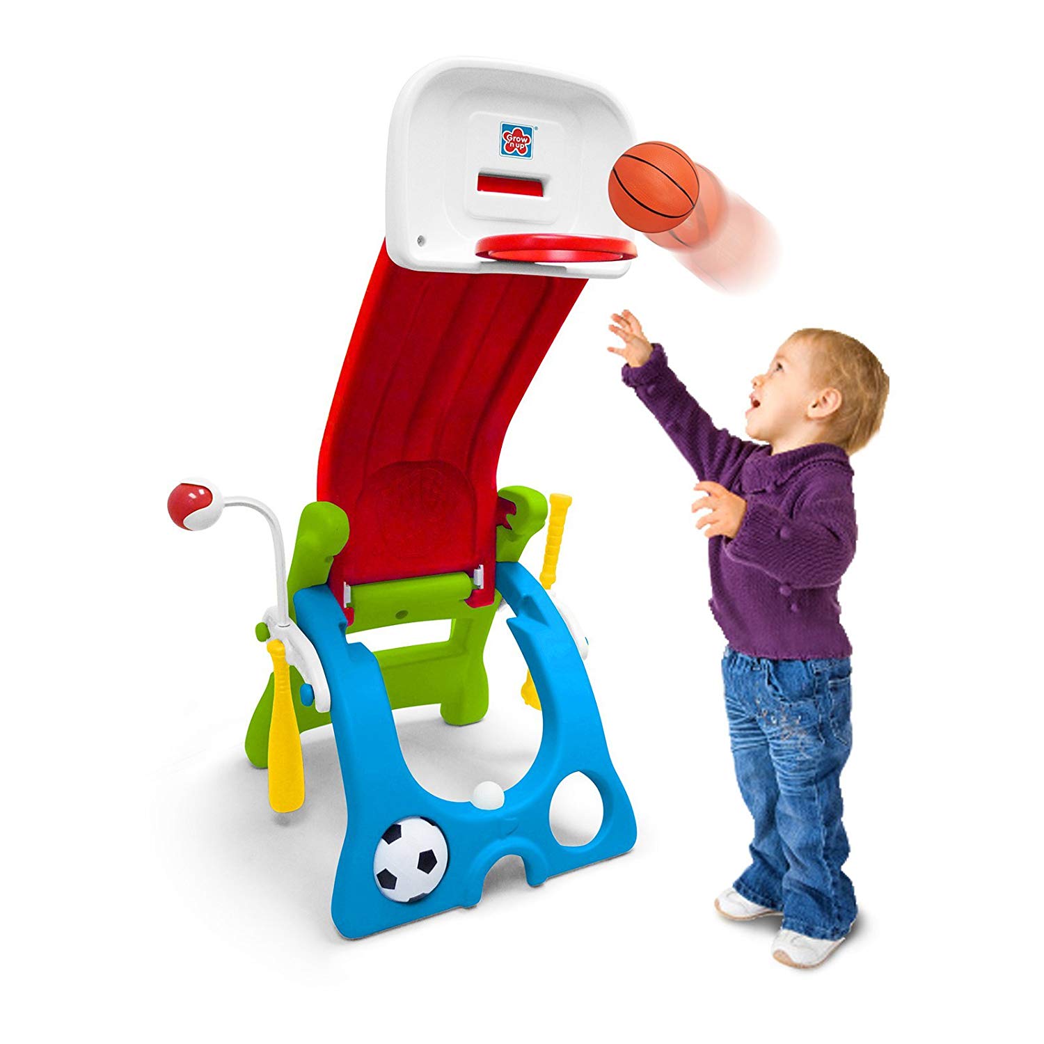 GROW'N UP QWIKFLIP 6-IN-1 ACTIVITY CENTER