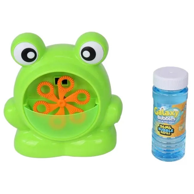 GALAXY BUBBLES FUN FROG BUBBLE MACHINE