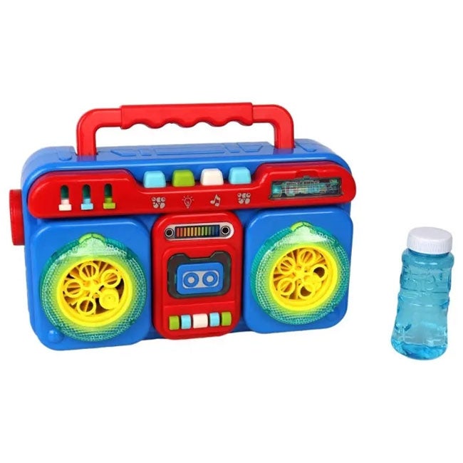 GALAXY BUBBLES 2 IN 1 BUBBLE RADIO WITH LIGHT AND MUSIC