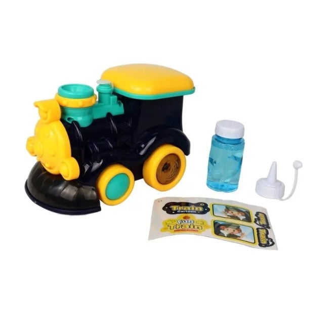 GALAXY BUBBLES BUBBLE STEAM TRAIN ENGINE W/ BUBBLE SOLUTION