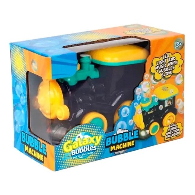 GALAXY BUBBLES BUBBLE STEAM TRAIN ENGINE W/ BUBBLE SOLUTION