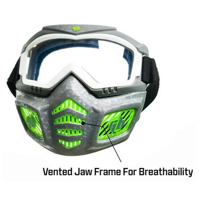 GEL BLASTER  ELITE FACEMASK ACCESSORY WITH GLOW EYE RING